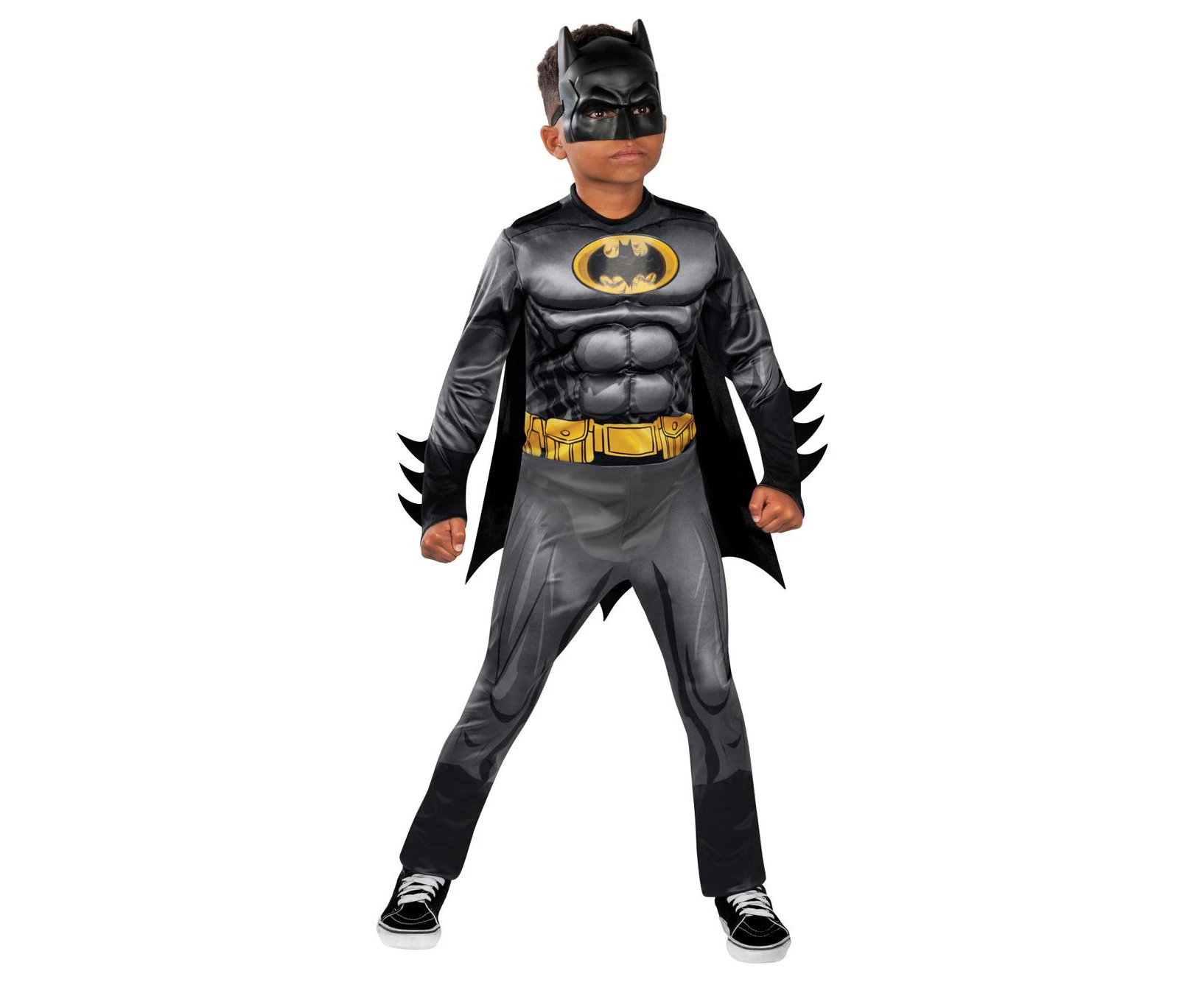 Dc Comics Batman Deluxe Lenticular Boys Fancy Dress Up Costume