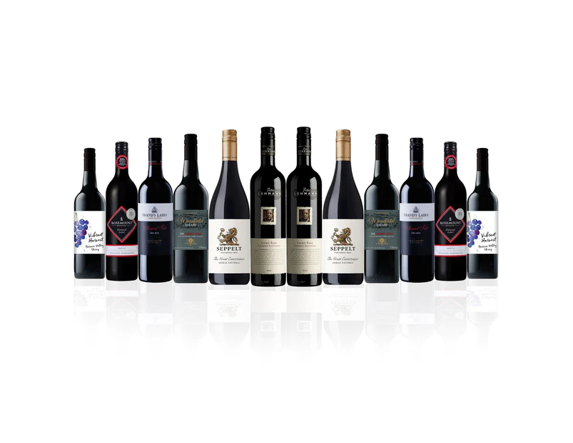 Super Premium Mixed Aussie Red Wine Dozen 4.0 (12 Bottles)