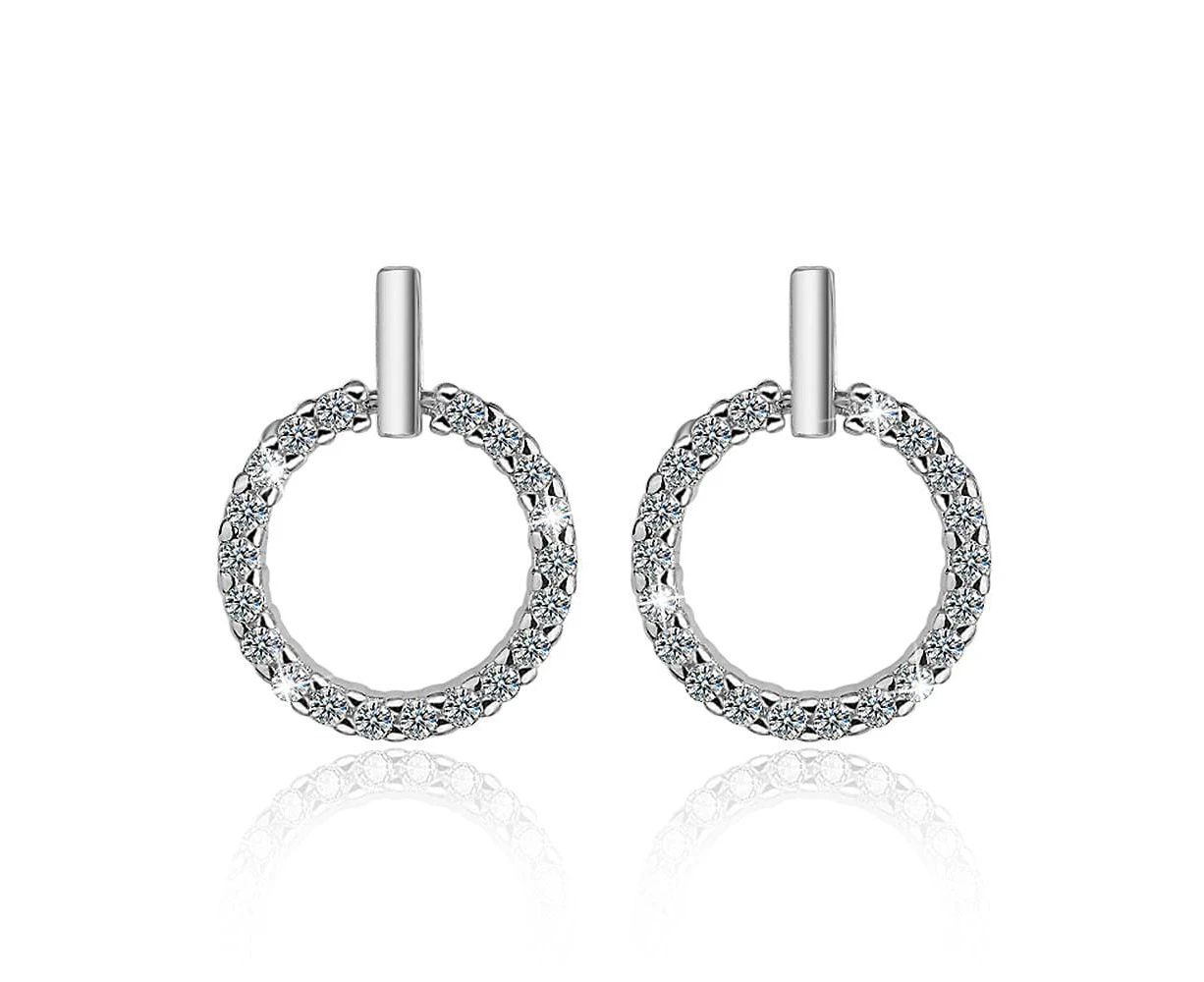 Lucky White Zirconia Earrings