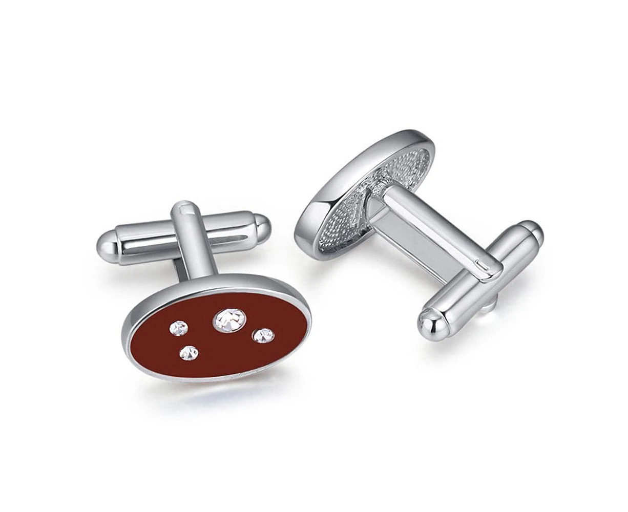 Maximo Men Cufflinks Embellished with Swarovski crystals