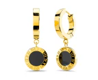 Roman Numeral Drop Earrings