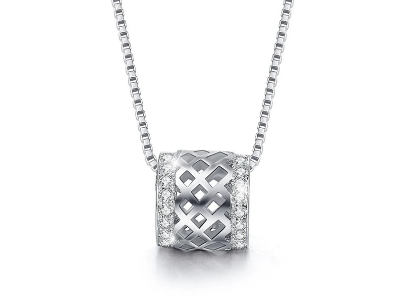 Solid 925 Sterling Silver Total Paradigm Necklace