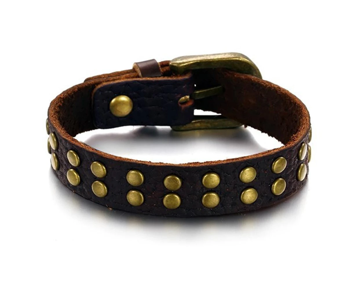 Genuine Leather Wrap Bracelet