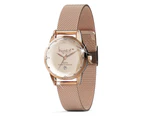 Krystalline Sleek Rose Gold Watch Embellished With SWAROVSKI® Crystals