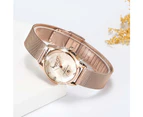 Krystalline Sleek Rose Gold Watch Embellished With SWAROVSKI® Crystals