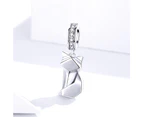 Solid 925 Sterling Silver Origami Cat Pandora Inspired Charm