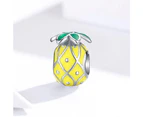 Solid 925 Sterling Silver Pineapple Fruit Pandora Inspired Charm