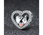 Solid 925 Sterling Silver Pinky Promise Pandora Inspired Charm