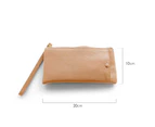 Cleo Genuine Soft Leather Zip Wallet