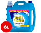 Cold Power Advanced Clean Front & Top Loader Laundry Liquid 6L