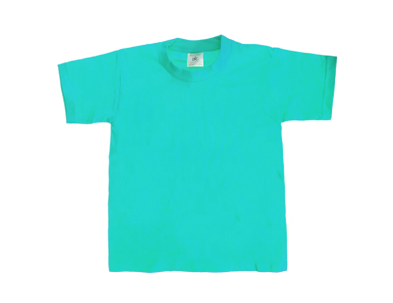 B&C Kids/Childrens Exact 190 Short Sleeved T-Shirt (Swimming Pool) - BC1287