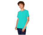B&C Kids/Childrens Exact 190 Short Sleeved T-Shirt (Swimming Pool) - BC1287