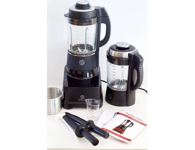 Froothie Evolve Blender - Cook, Steam & Blend with the same blender - powerful 2400W High Speed Blending