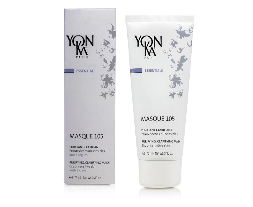 Yonka Essentials Masque 105  Purifying Clarifying Mask (Dry Or Sensitive Skin) 75ml/3.3oz