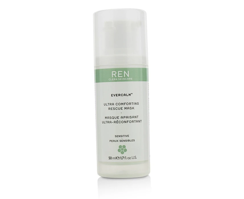 REN Evercalm Ultra Comforting Rescue Mask by REN for Unisex - 1.7 oz Mask