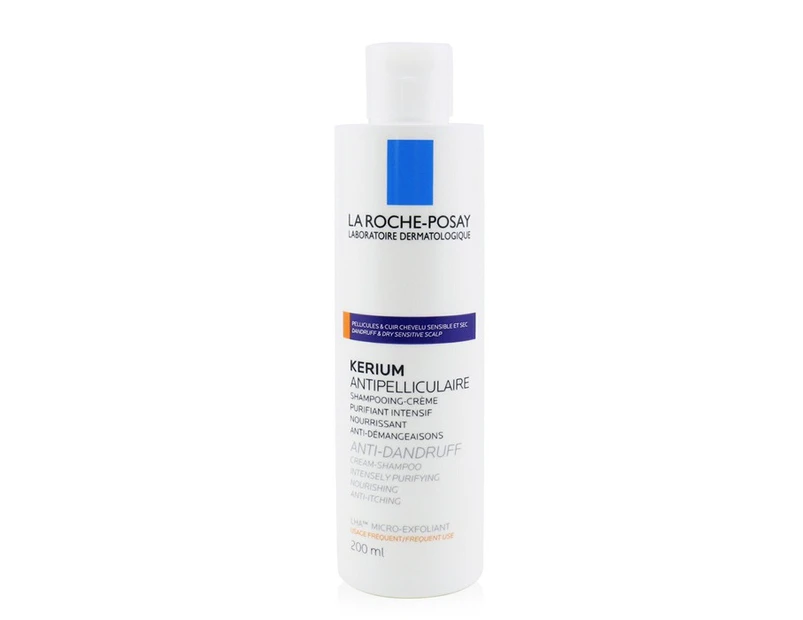 La Roche Posay Kerium AntiDandruff Cream Shampoo (For Dry Hair or Scalp) 200ml/6.7oz