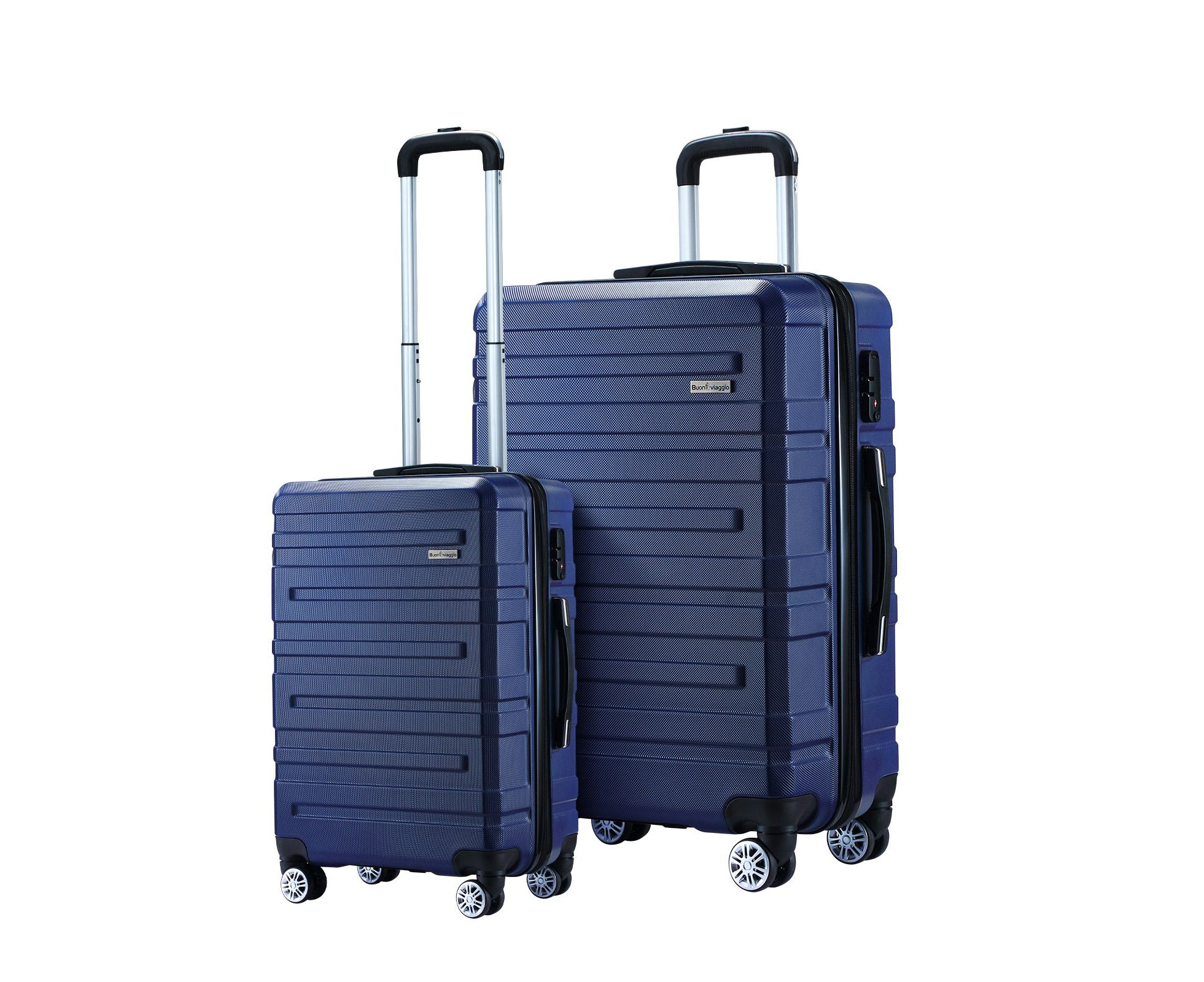 2 Piece Luggage Set Travel Suitcases Carry On Lightweight Hard