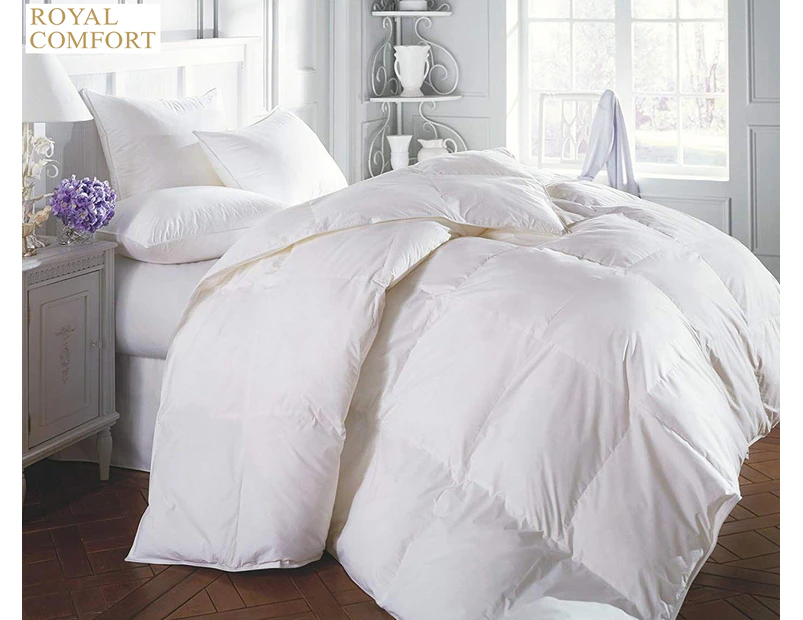 Royal Comfort 500GSM Pure Soft Goose Feather & Down Bed Quilt