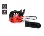 Certa Portable 25cc 10" 750w Easy Start Rubber Handle Power Tool Chainsaw Red