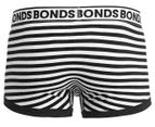     Bonds Men's Fit Trunk - Black/White Stripe