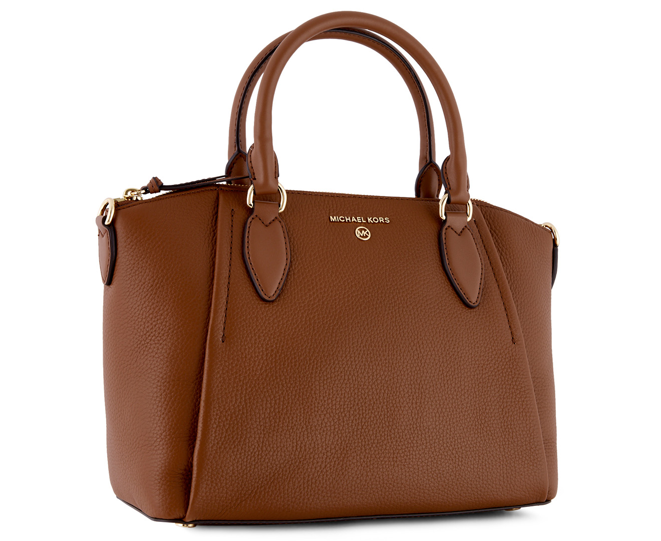 Michael Kors Sienna Medium Satchel Bag - Luggage 