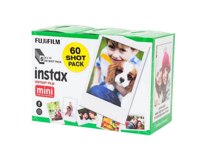 Fujifilm Instax Mini 8 & 9 Camera Film - 60 Pack