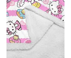 Hello Kitty Double Layer Short Plush Blanket 50"X60"