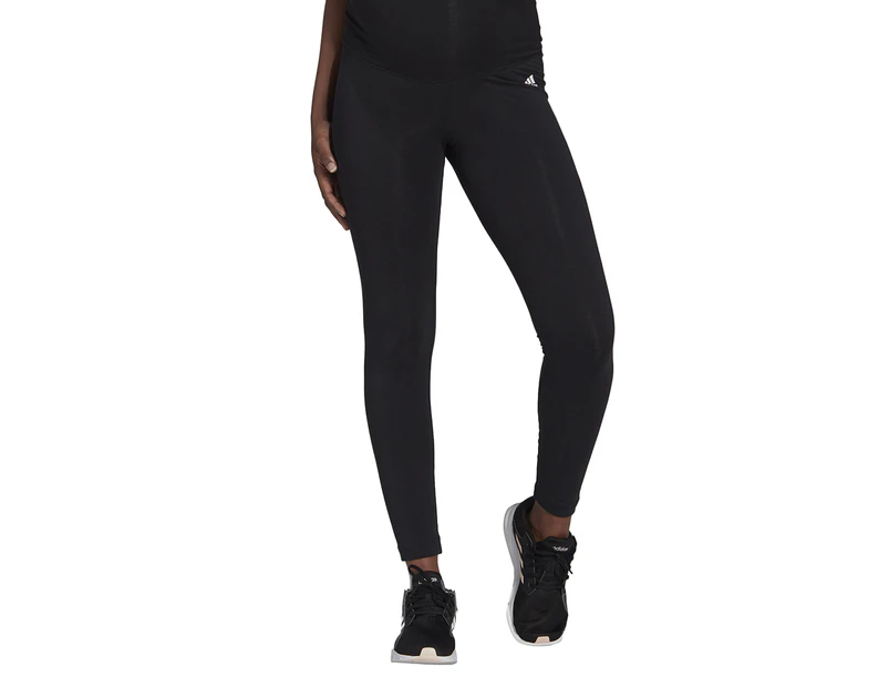 Adidas Women's Essentials Maternity Leggings - Black/White