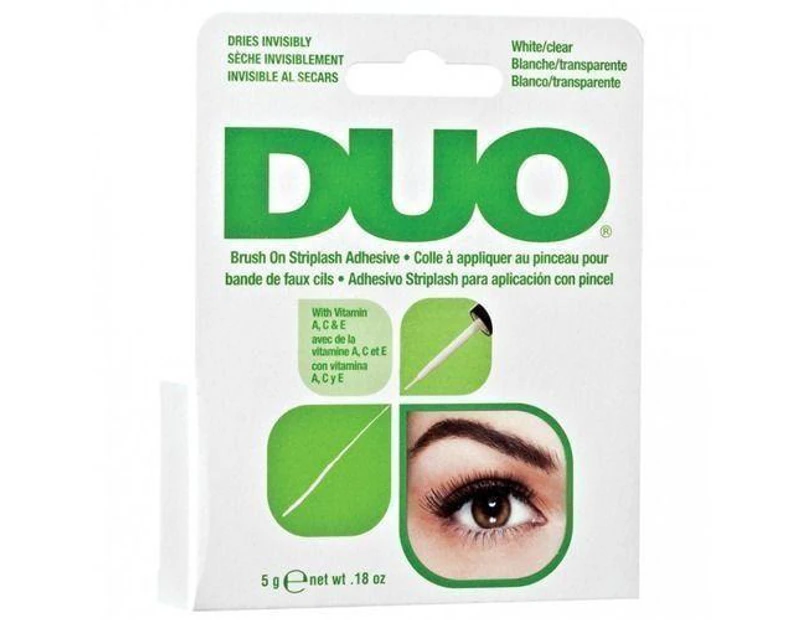 Ardell Duo Strip Lash Brush-On Adhesive with Vitamins Clear