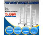 Aluminium Ladder Extension Multipurpose Folding Adjustable Foot Bar