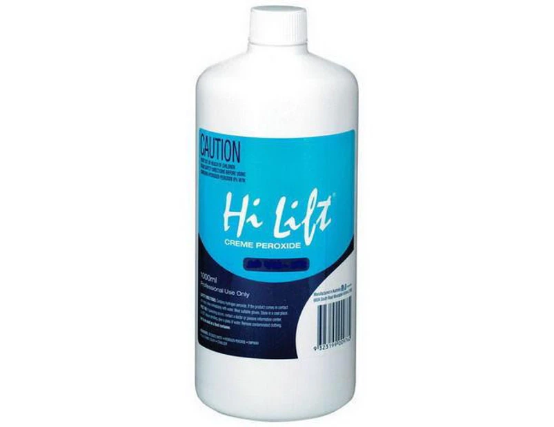 Hi Lift Peroxide 30 Vol 9% 1 Litre 1l Hair Colouring Dye Tint Developer Colour