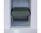 Elite Domestique 30L Twin Slide Out Concealed Waste Bin with Soft Close - Low Profile - for a 400mm Cabinet - Bottom Mounted