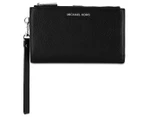 Michael Kors Jet Set Double Zip Wristlet Wallet - Black
