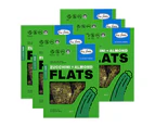 6 x Fine Fettle Foods Zucchini and Almond FLATS 80g - Healthy Crackers