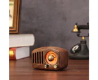 R-919 FM Bluetooth TF Card AUX Portable Vintage Radio Speaker