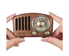R-919 FM Bluetooth TF Card AUX Portable Vintage Radio Speaker