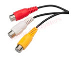 Premium 3RCA Audio Video AV Composite Extension Cable Male to Female M/F Cord 10M 3M 1.5M For DVD TV - 3M
