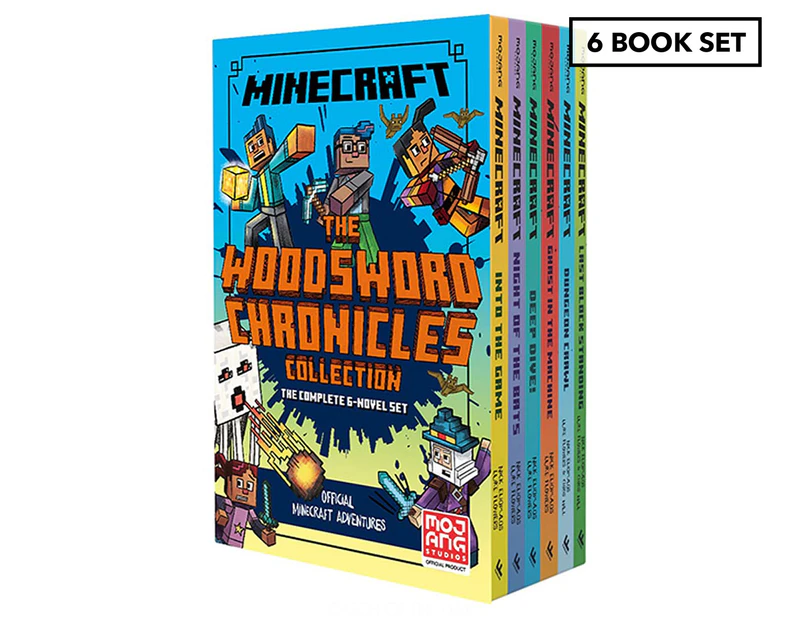 Minecraft: The Woodsword Chronicles 6-Book Slipcase Set by Nick Eliopulos