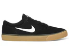 Nike SB Unisex Chron 2 Skate Shoes - Black/White/Light Brown