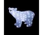 Acrylic Polar Bear - H42cm