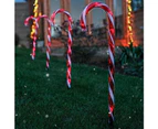 Candy Cane LED Light Set 4 Red & White