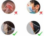 10Pcs Face Mask Ear Savers Adjustable Head Hook Saver For Masks