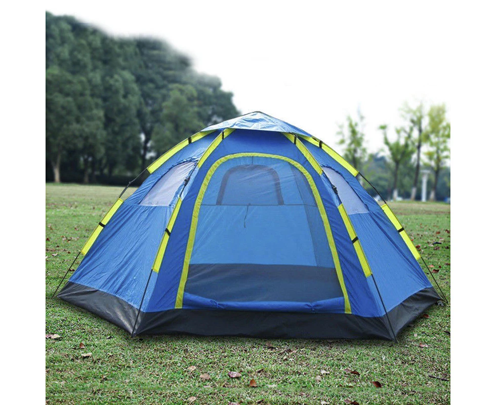 Camping Tent Set 6 Person Instant Tent Pop-Up  Hiking Fishing Up in Second Carry