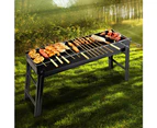 Foldable Portable BBQ Charcoal Grill Barbecue Camping Hibachi Picnic - Large