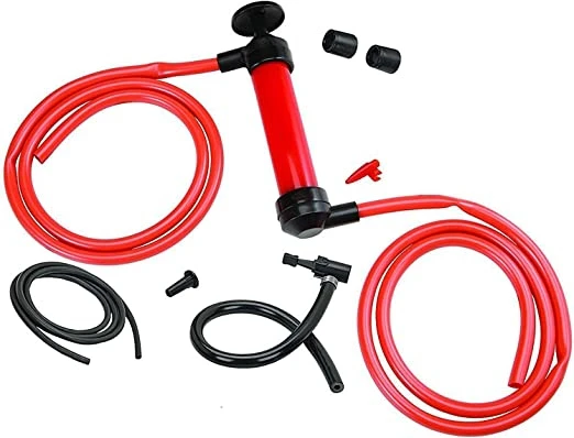 Automotive Car 3 in 1 Siphon Water Oil Liquid Fuel Inflator Extractor Hand Pump Air Oil