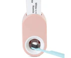 Toothpaste Dispenser, Toothpaste Squeezer Automatic Hands Free Wall Mounted for Washroom Shower Bathroom - Pink
