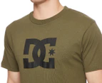 DC Men's Star Tee / T-Shirt / Tshirt - Ivy Green/Black