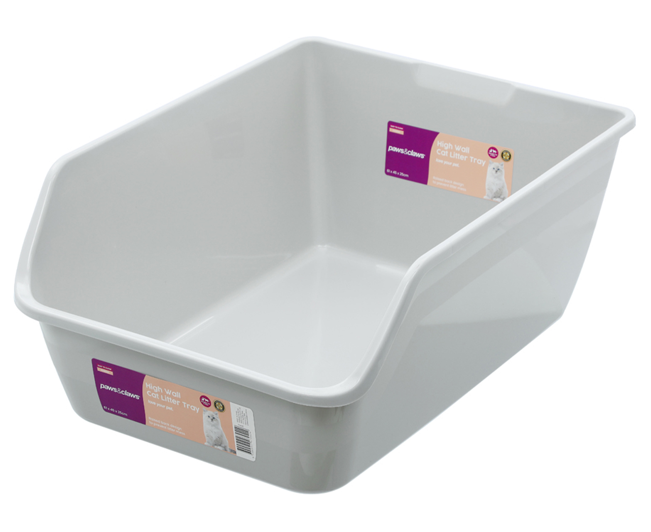 Deep cat shop litter tray