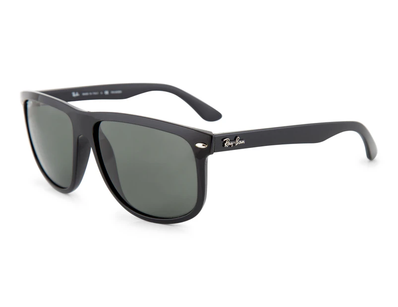 Ray-Ban Boyfriend RB4147 Polarised Sunglasses - Black/Green Classic