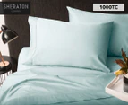 Sheraton Luxury 1000TC 100% Cotton Sheet Set - Sterling Blue